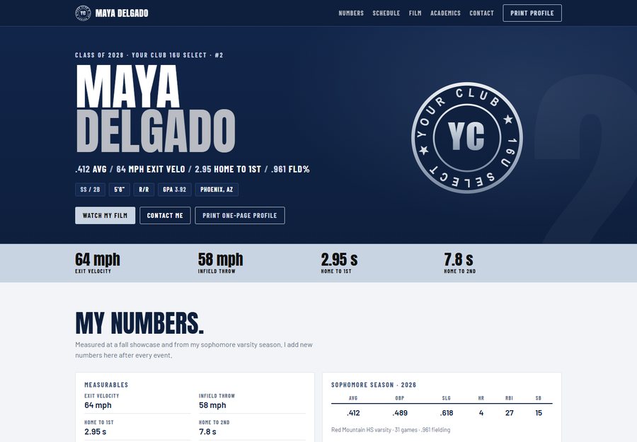 Sample player site